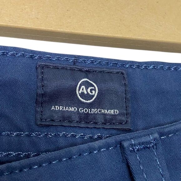AG Jeans Adriano Goldschmied Pants Men 33x35 Blue Graduate Tailored (Tag 32) NEW - Picture 3 of 10